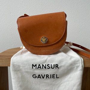 Mansur Gavriel Mini Saddle Leather Cross-body Bag